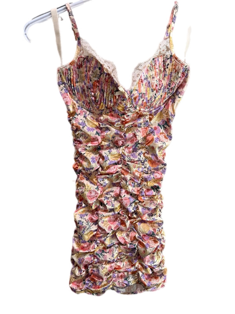 For Love & Lemons Gardenia Floral Cottage Core Dress